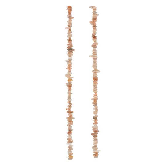 Natural Pink Sunstone Chip Beads by Bead Landing™